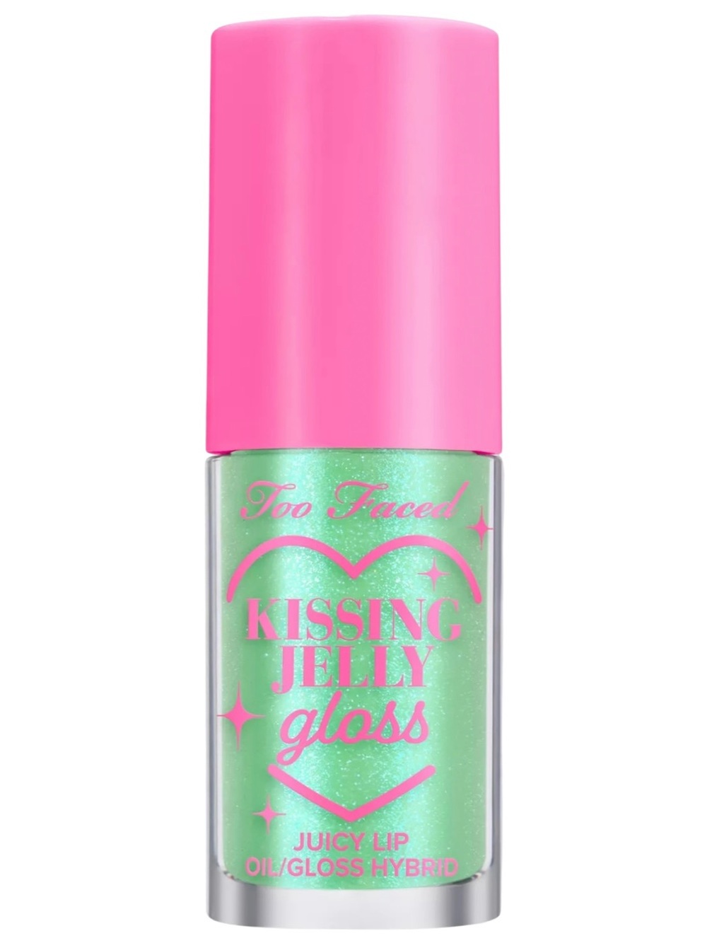 Too Faced Green Apple Kissing Jelly Gloss Juicy Lip Oil/Lip Gloss Hybrid